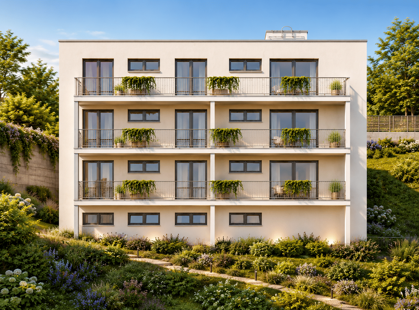 Heidelberg-Ziegelhausen Neubau Terrassenwohnungen – Heidelberg – Vorschaubild 2