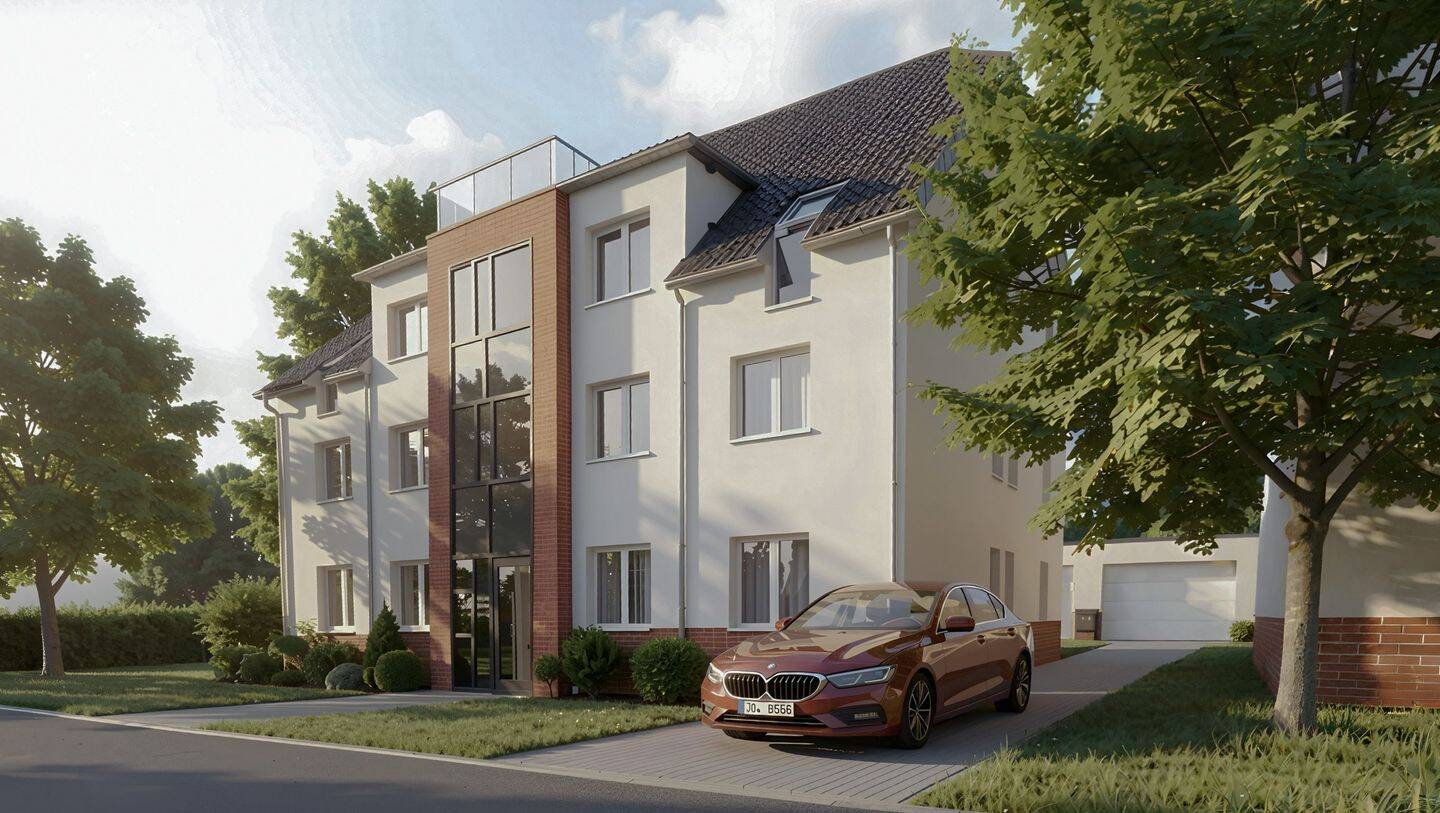 Attraktives Neubau‑Mehrfamilienhaus mit 6 Wohneinheiten in Dormagen‑Straberg