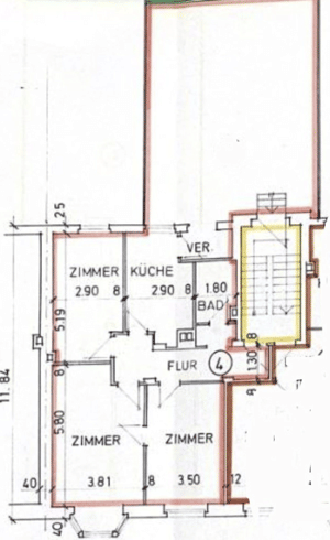 3 Zimmerwohnung, zentral , mit 60 qm großer Terrasse – 75172 Pforzheim – Vorschaubild 8