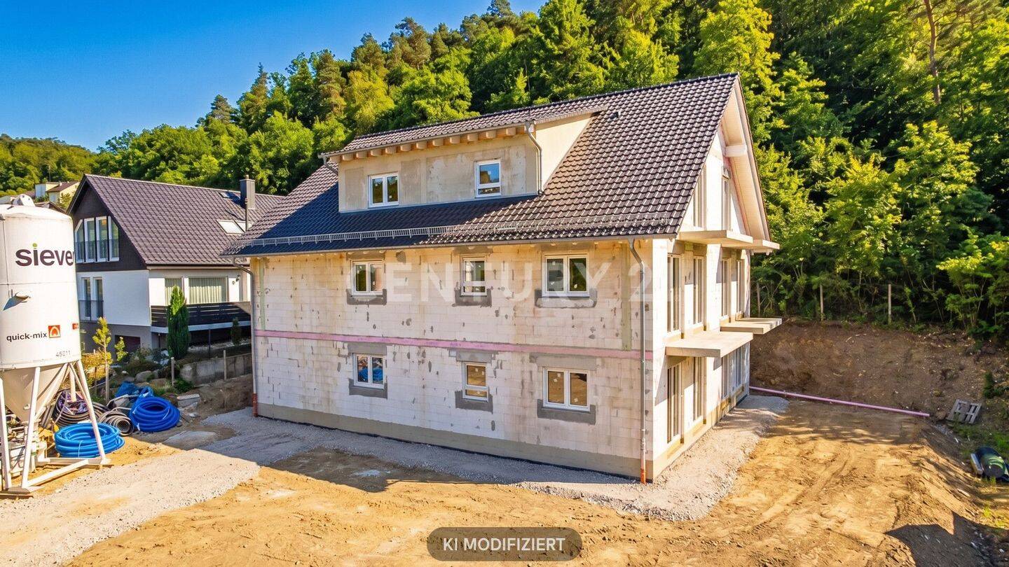 Nur noch 2 von 6 zu vergeben! Neubau 3-Zi.-Wohnung + 2 Stellplätze – Sinn – Vorschaubild 3
