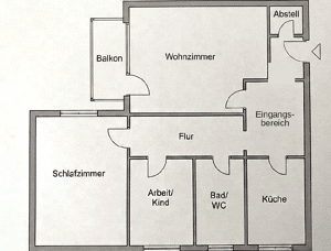 Helle 2,5-Zimmer-Wohnung mit Südbalkon in Hamburg-Schnelsen – 22457 Hamburg – Vorschaubild 3