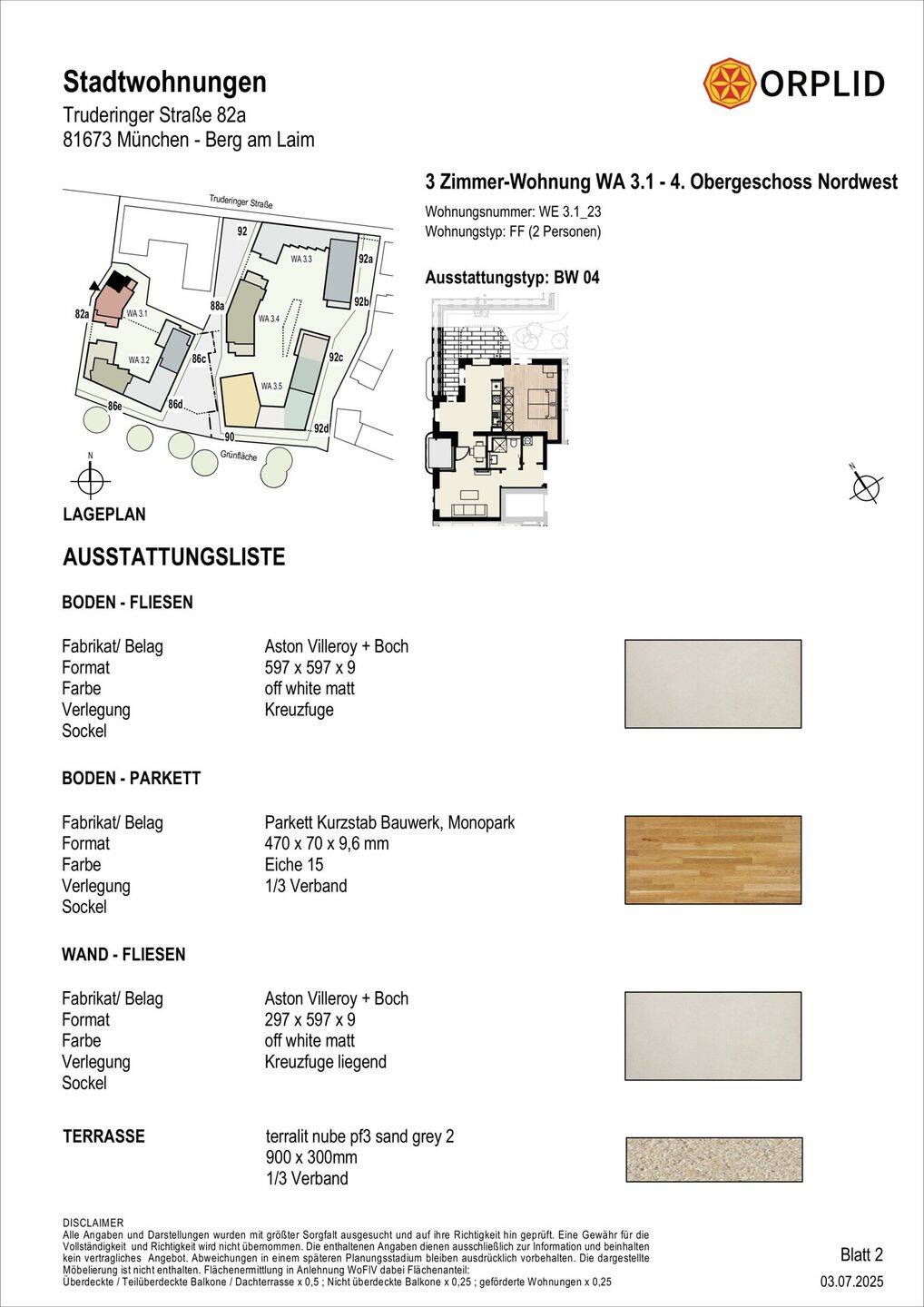 Wohnen im Premium-Neubau zum Erstbezug: Sonnige Wohnung mit Dachgarten! – München – Vorschaubild 6
