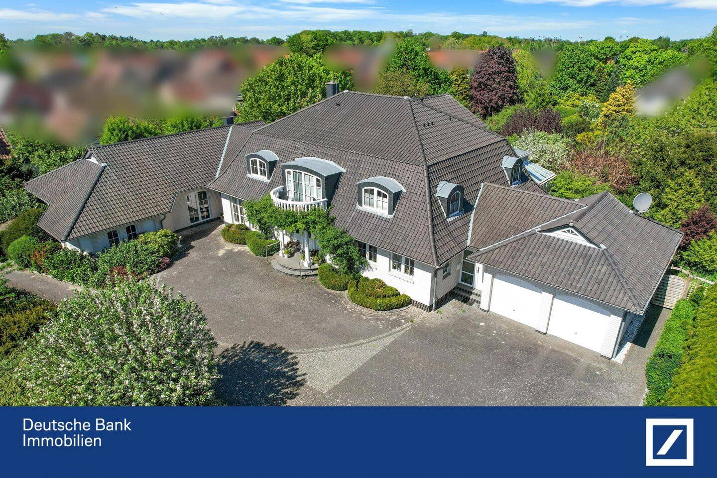 Villa mit Schwimmbad und parkähnlichem Garten in Feldrandlage – Weyhe – Bild 1 von 9