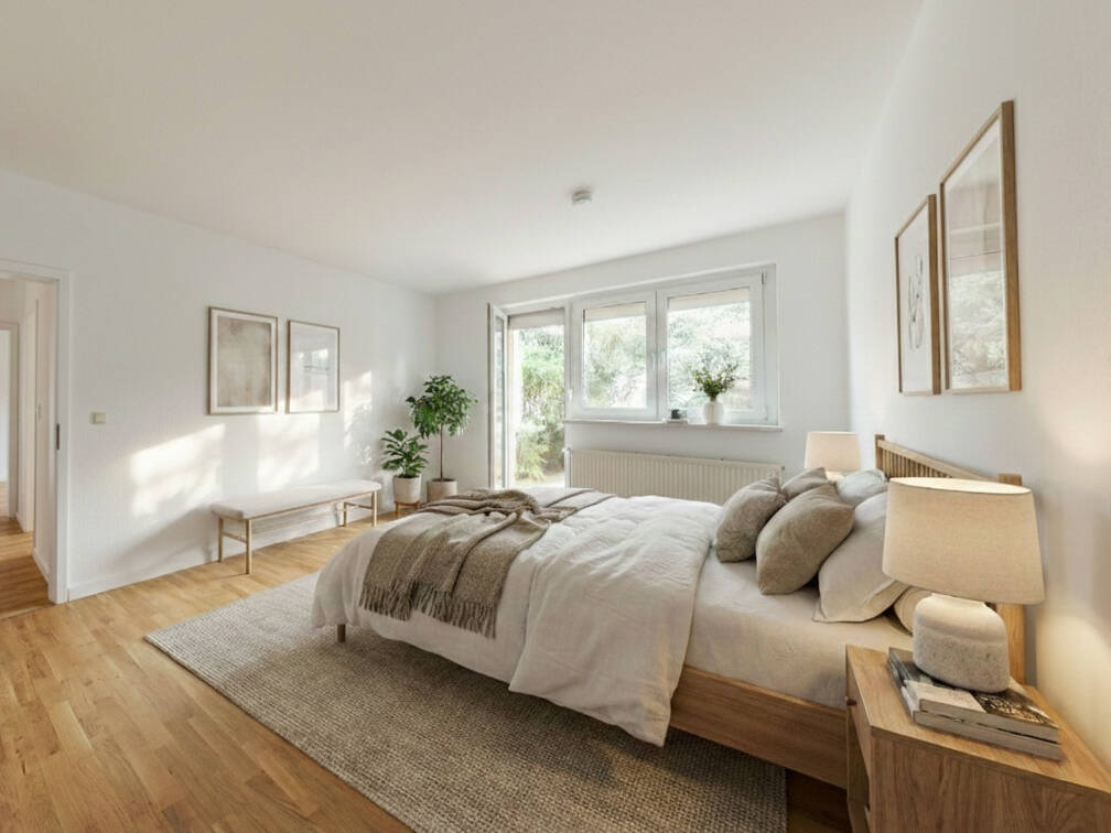 Schönes Einfamilienhaus in Bungalow-Bauweise mit Kamin & Südwest-Terrasse – Berlin – Bild 1 von 9