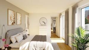 NEU: Lichtdurchflutetes Penthouse mit Dachterrasse & KfW40EE-Neubau-Eigennutzung oder Kapitalanlage – 22459 Hamburg – Vorschaubild 5