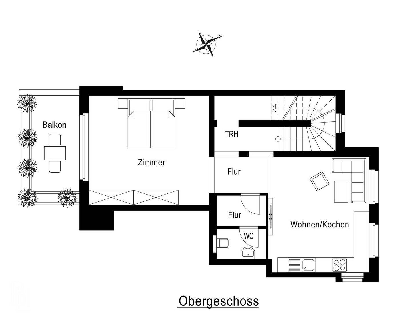 Maisonette mit Galerie, Gartenblick und außergewöhnlichem Wohngefühl in Berlin Westend – Berlin – Vorschaubild 7