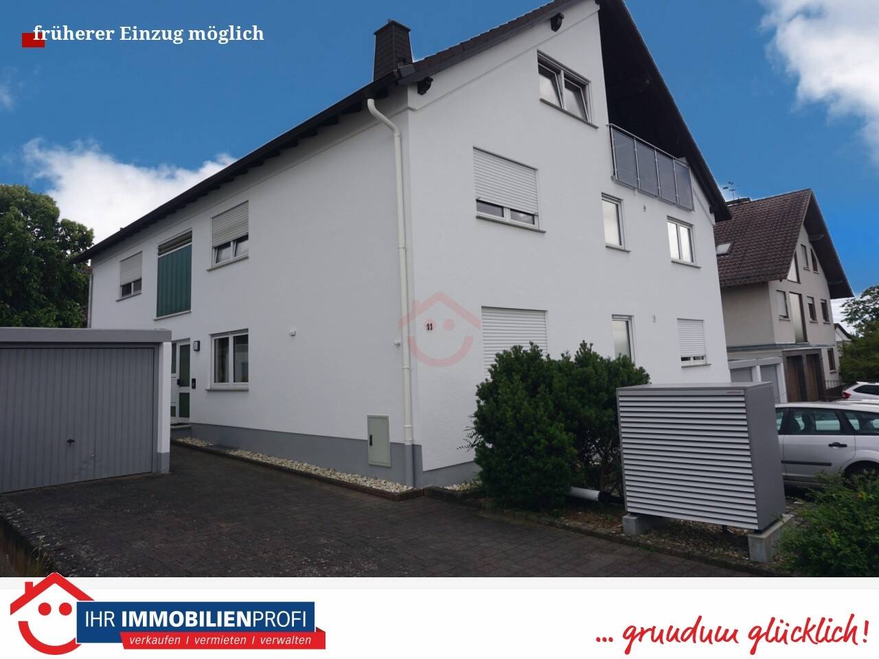 Attraktive 2-Zimmer-Wohnung mit Terrasse und Garage in Heuchelheim-Kinzenbach