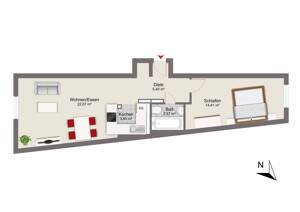 SOFORT FREI! Attraktive Zwei-Zimmer-Wohnung am Kolumbusplatz – 81541 München – Vorschaubild 9