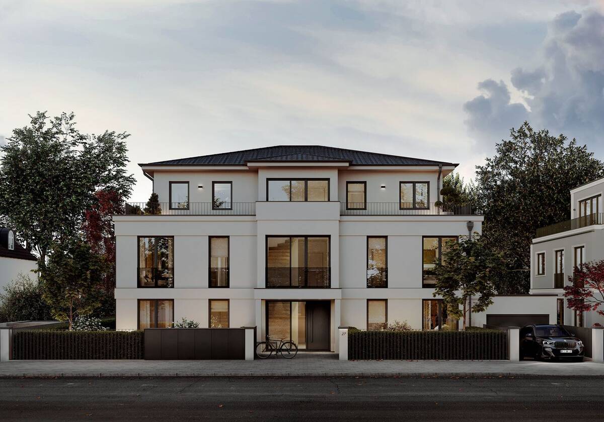 NEUBAU: Stilvolle, barrierefreie 3-Zimmer-Gartenwohnung mit direktem Zugang zum Hobbyraum – 81479 München – Bild 1 von 4