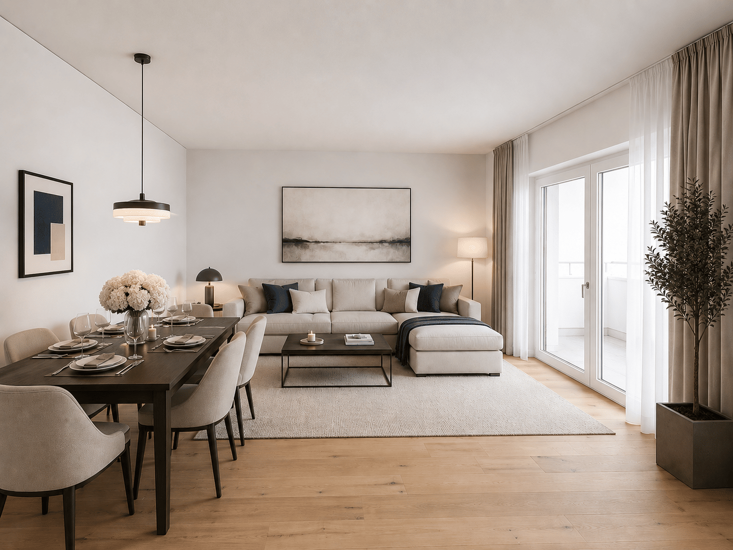 Moderne 2 Zimmer-Wohnung in Top Lage mit Einbauküche zum Erstbezug! – Düsseldorf – Vorschaubild 3
