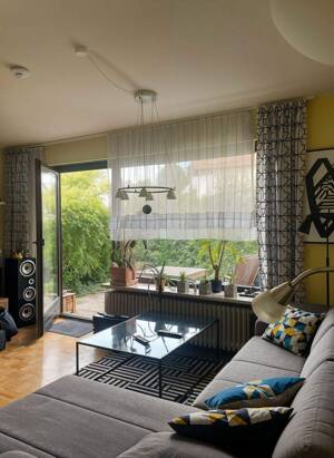 Ruheoase in Obermenzing: Gepflegte 1-Zimmer-Gartenwohnung & Sauna – 81247 München – Vorschaubild 2