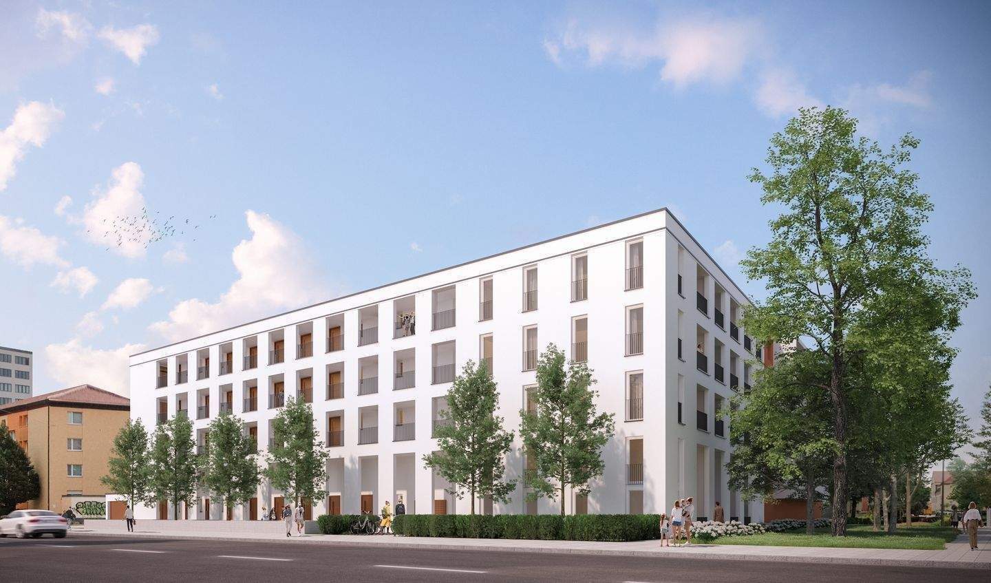Großzügige und offene 2-Zimmer-Galeriewohnung | KfW 40 QNG-Plus – Regensburg – Vorschaubild 2
