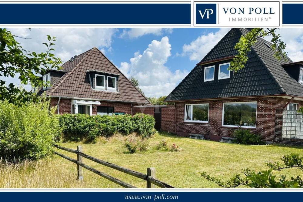 Einzelhaus und Doppelhaus mit Heideblick – Wenningstedt-Braderup (Sylt) – Bild 1 von 9