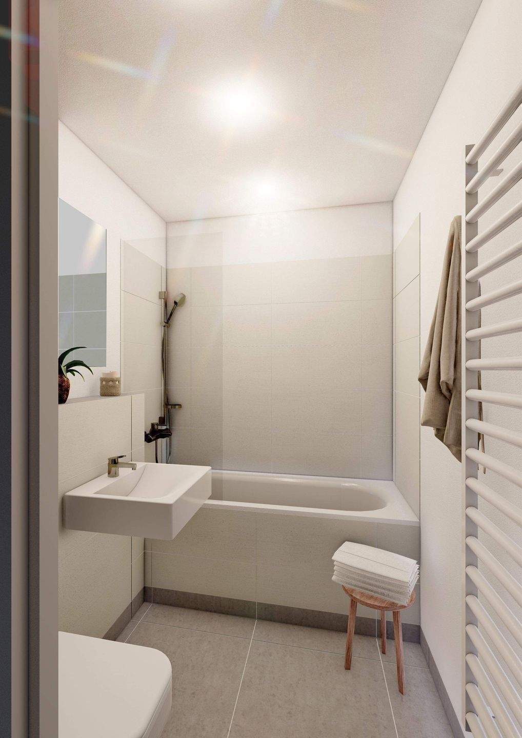Sanierte 3-Zimmer-Wohnung mit Balkon! – Cölpin – Vorschaubild 2