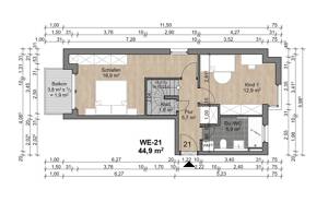 Attraktive Maisonette-Wohnung mit 4,5 Zimmer und Dachterrasse – 63075 Offenbach am Main – Vorschaubild 6