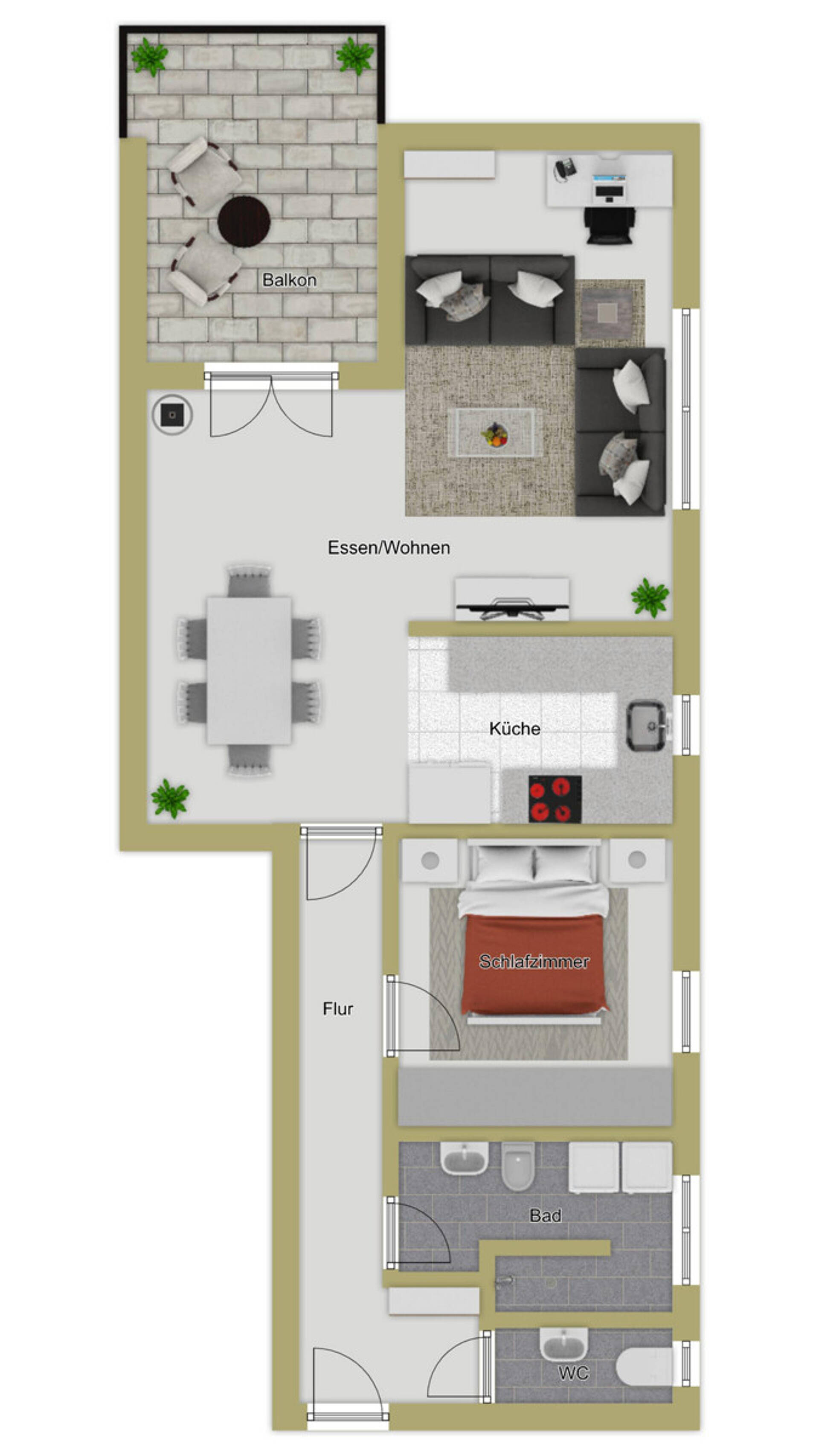 Etagenwohnung in 88433 Schemmerhofen mit 81 m² kaufen