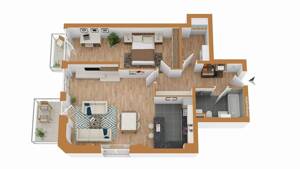 Sichere Kapitalanlage im Denkmal - Vermietete 2-Raum-Wohnung mit Top-Ausstattung