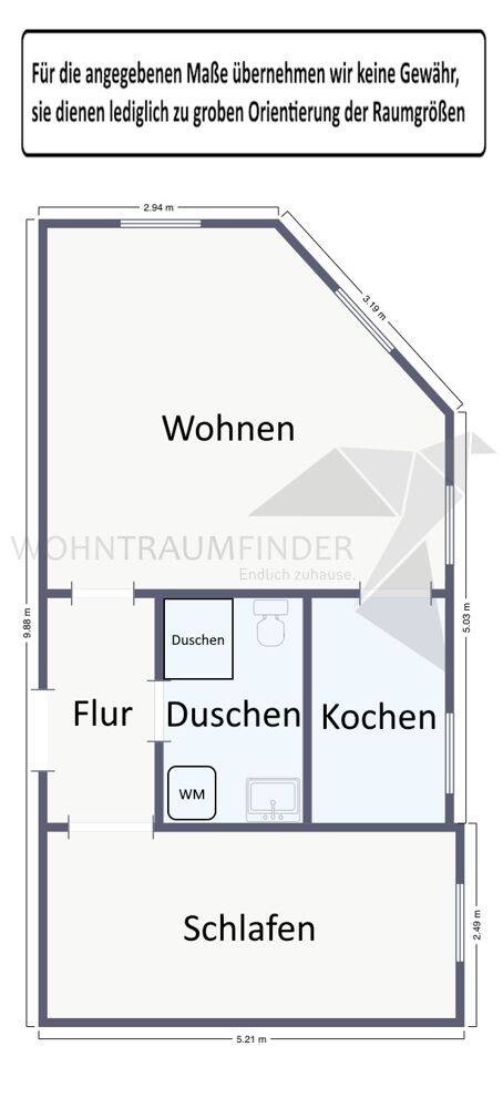 !! NEU SANIERT !! Helles 2 Raum Appartement mit Dusche in C-Gablenz – Chemnitz – Vorschaubild 2