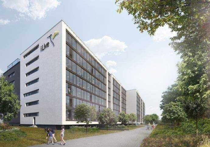 Neubau: Möblierte Komfort Apartments mit Terrasse - Campus Living Darmstadt