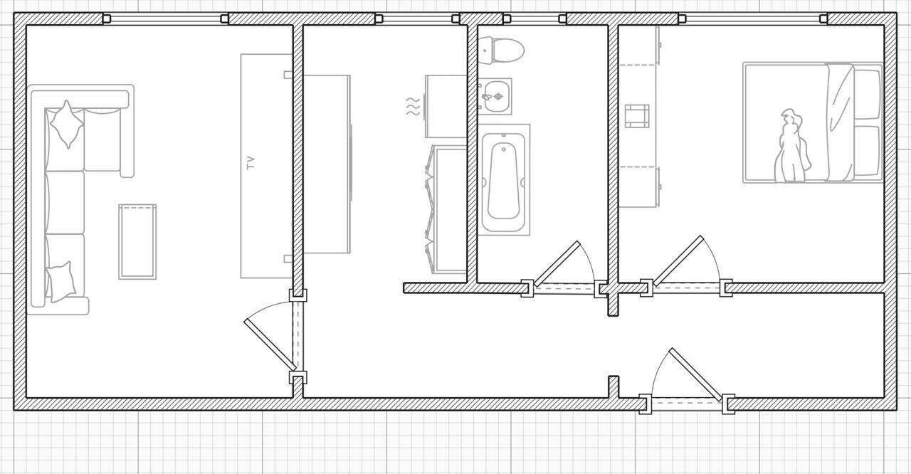 vermietete 2 Zimmer Wohnung mit Wintergarten – Berlin – Bild 1 von 7