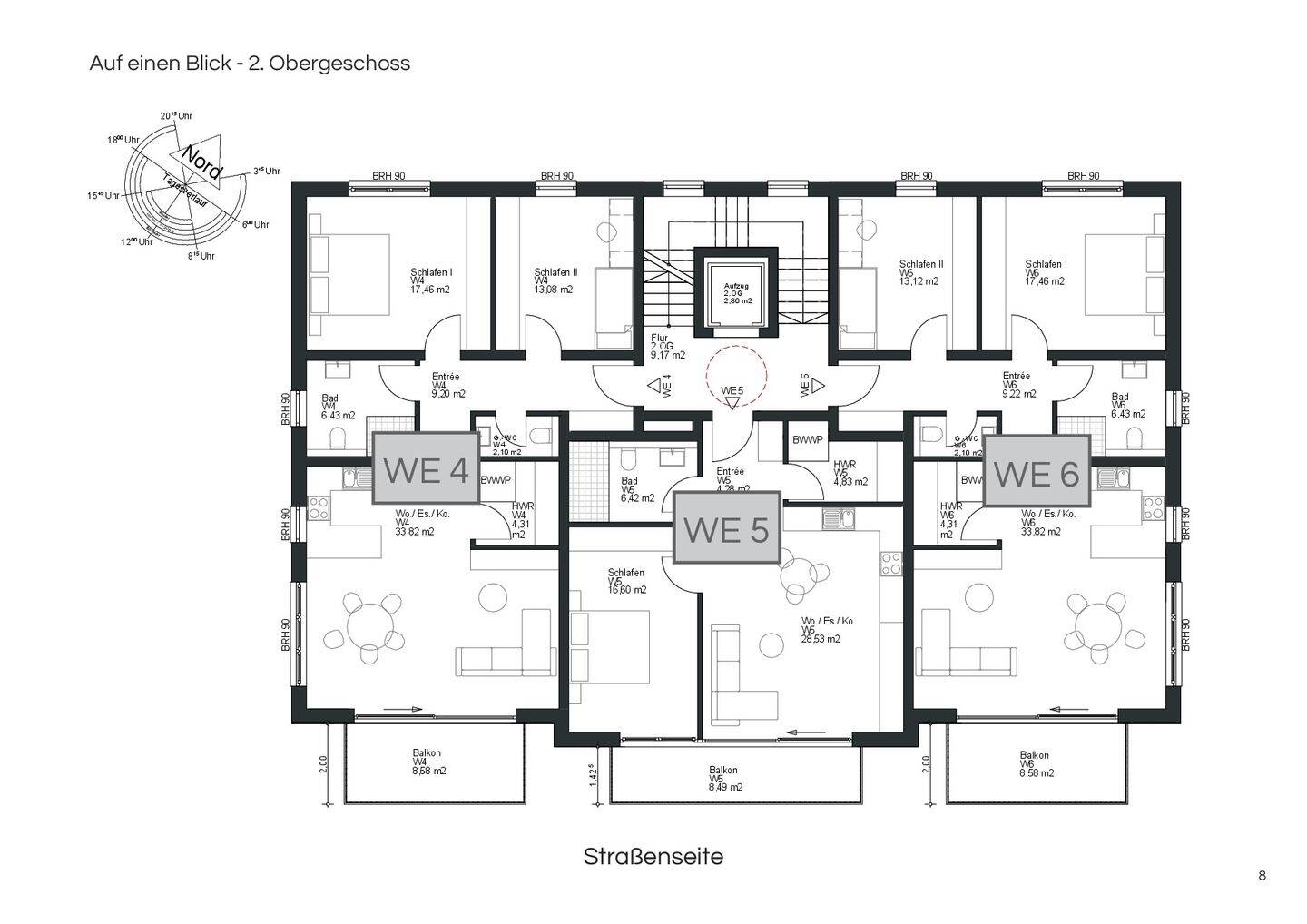 WE5: Moderne 2-Zimmer-Wohnung mit Balkon in Trier-Biewer – Trier – Vorschaubild 5