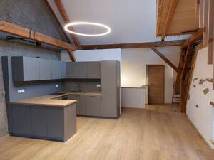 Neuwertige Altbauwohnung, Maisonette mit Dachbalkon und Galerie
