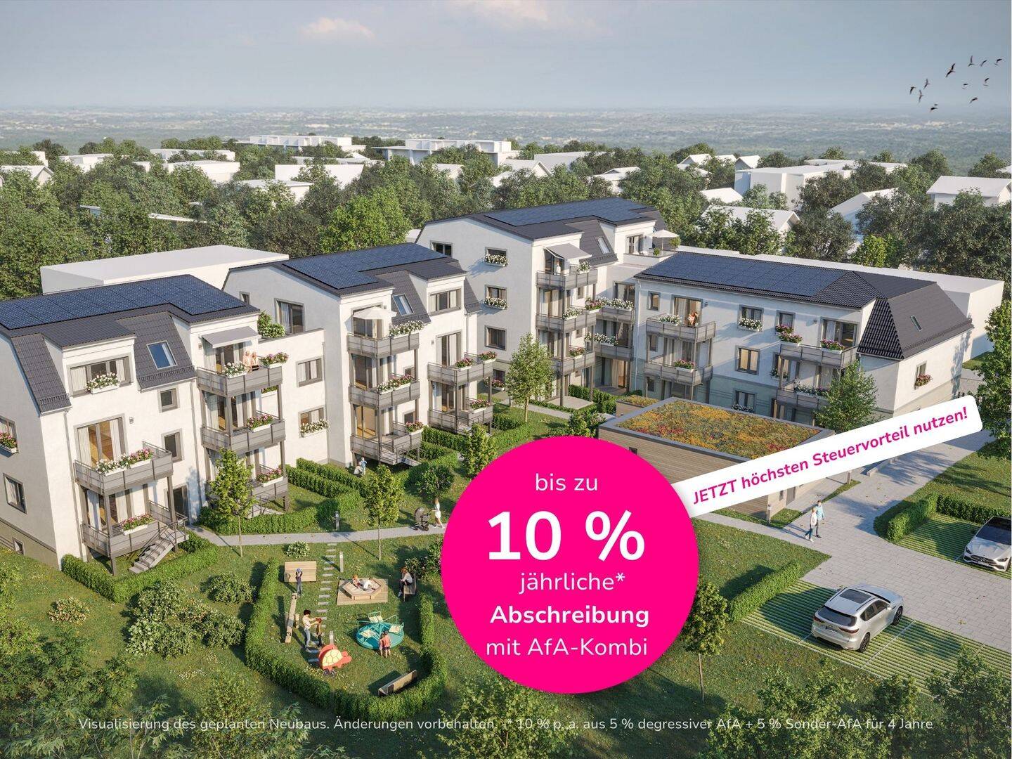 Neubau Leipzig sichern - 3 Zimmer mit Terrasse, Privatgarten und Stellplatz – Leipzig – Vorschaubild 2