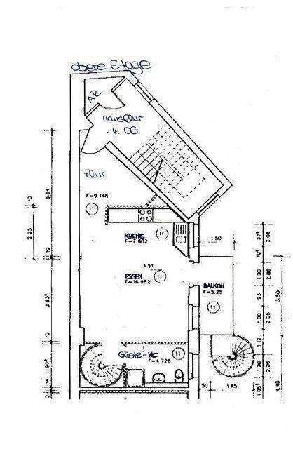 Große Maisonette 2,5 Raum Wohnung, mit Wohnküche, Gäste-WC und 2 Balkonen. – Magdeburg – Vorschaubild 6