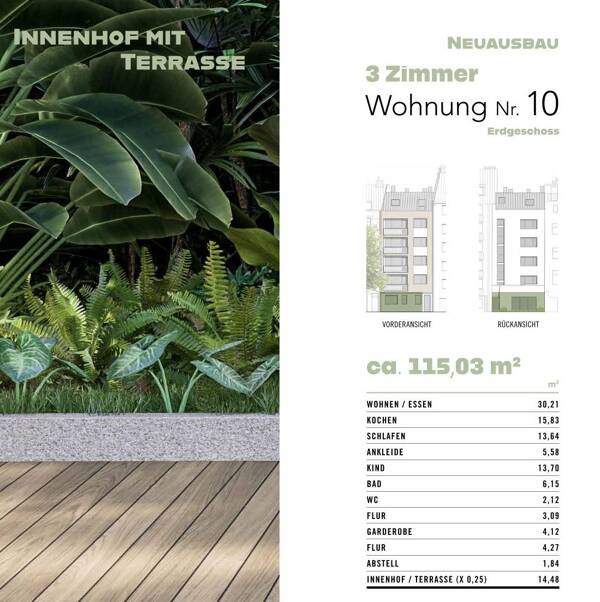 Erdgeschosswohnung in 50670 Köln mit 115,03 m² kaufen