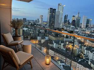 Skyline Living voll möblierte 4-Zimmer-Residenz mit Balkon, Concierge & Stellplatz – 60327 Frankfurt am Main – Vorschaubild 3