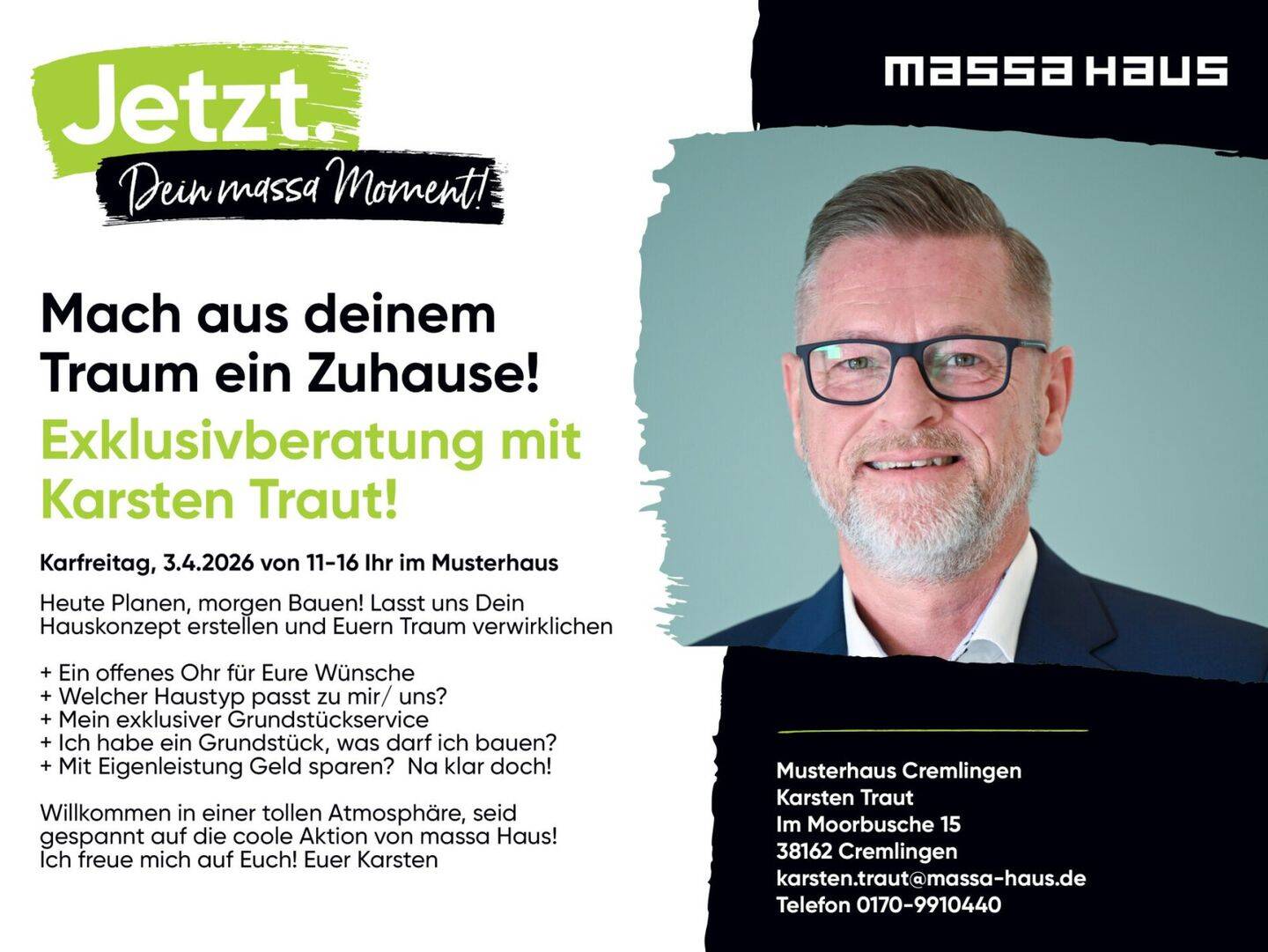 Mach aus Deinem Traum ein Zuhause! Exklusivberatung mit Karsten Traut – Magdeburg – Bild 1 von 9