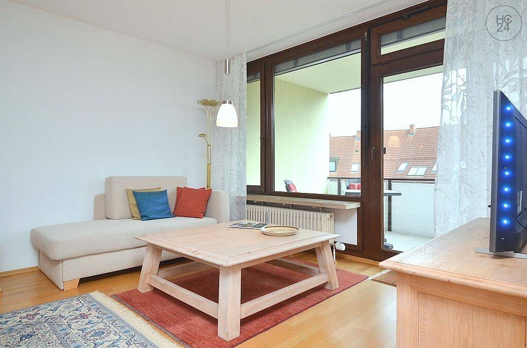 Hochwertig möblierte 2-Zimmer-Wohnung mit Balkon und Garage in Nürnberg/ St.-Jobst – Nürnberg – Vorschaubild 3