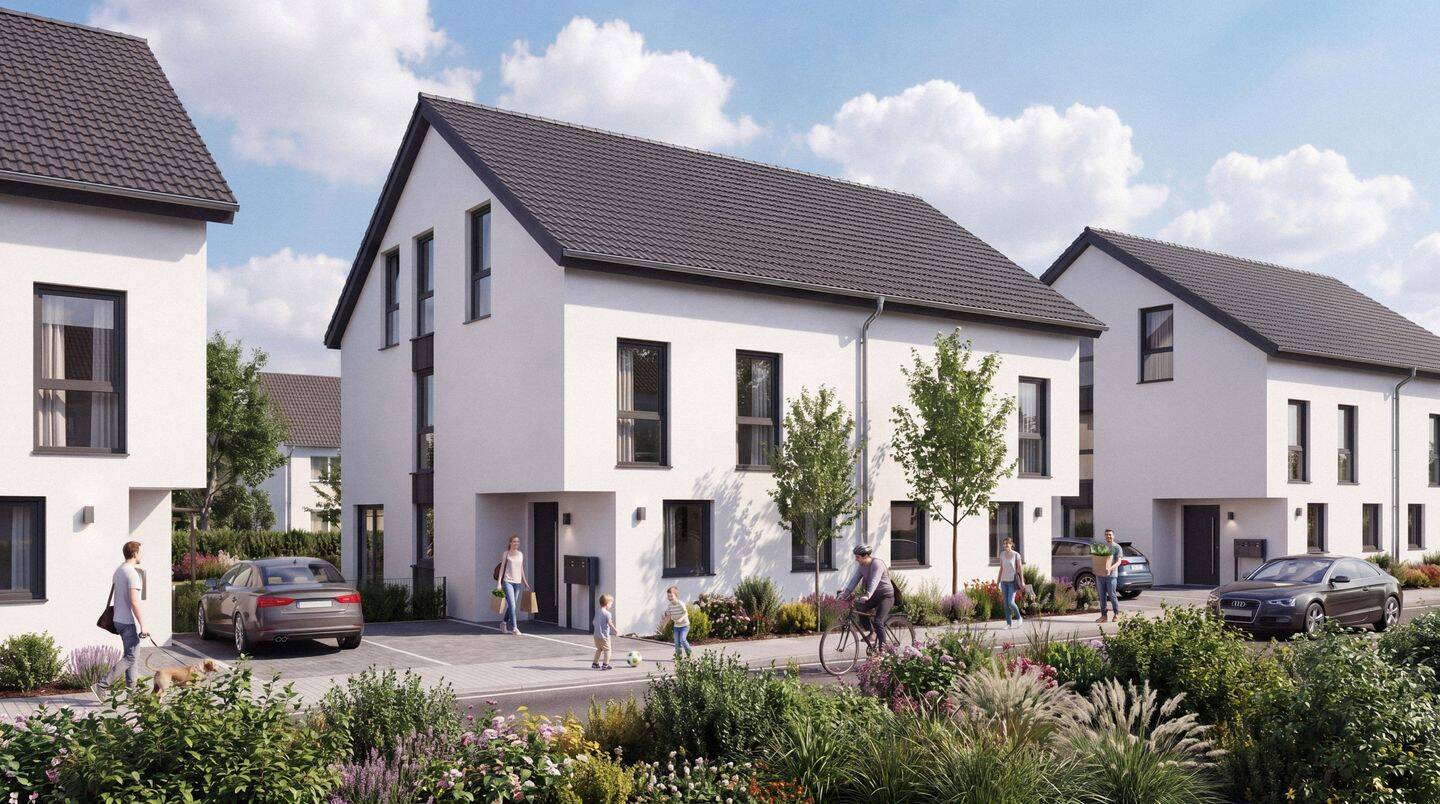 Energieeffiziente Neubau Doppelhaushälfte in Paderborn 5-Zi mit Garten - KFW40 ab 2,19 % p.a. – Paderborn – Vorschaubild 2