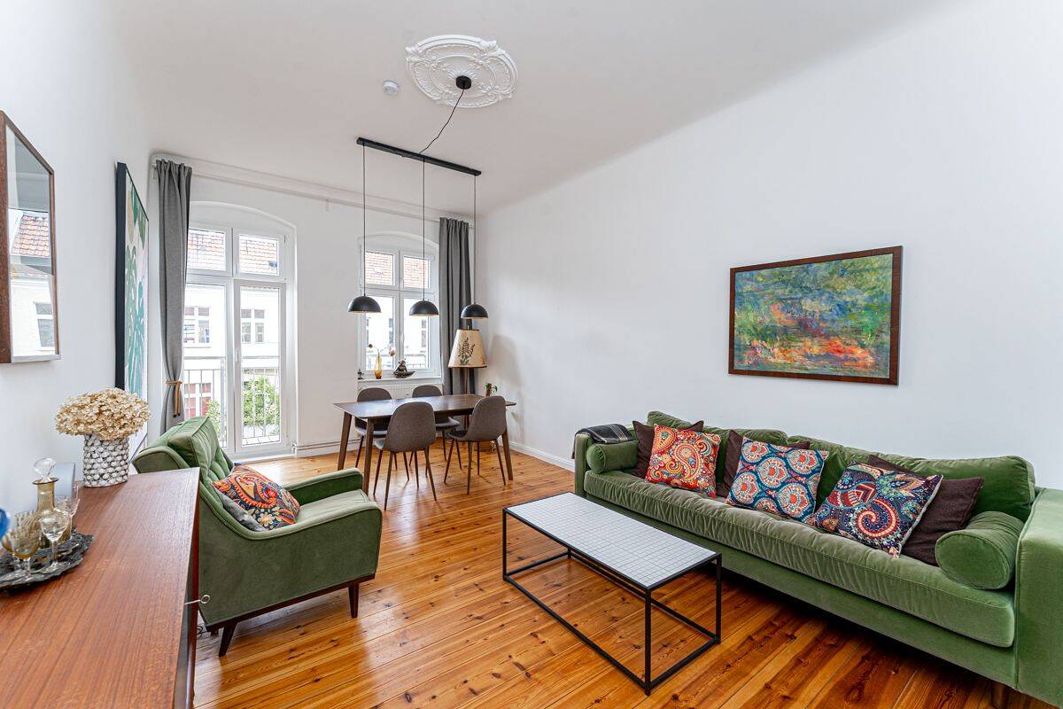 3 schöne Zimmer mit Balkon im Boxhagener Kiez – 10245 Berlin – Bild 1 von 9