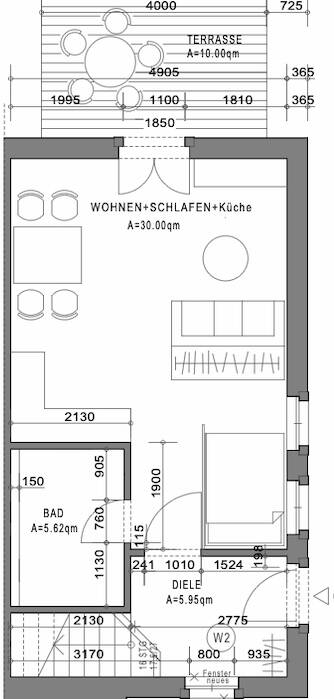 1-Zimmer-Wohnung mit Terrasse in Radebeul – Radebeul – Vorschaubild 3