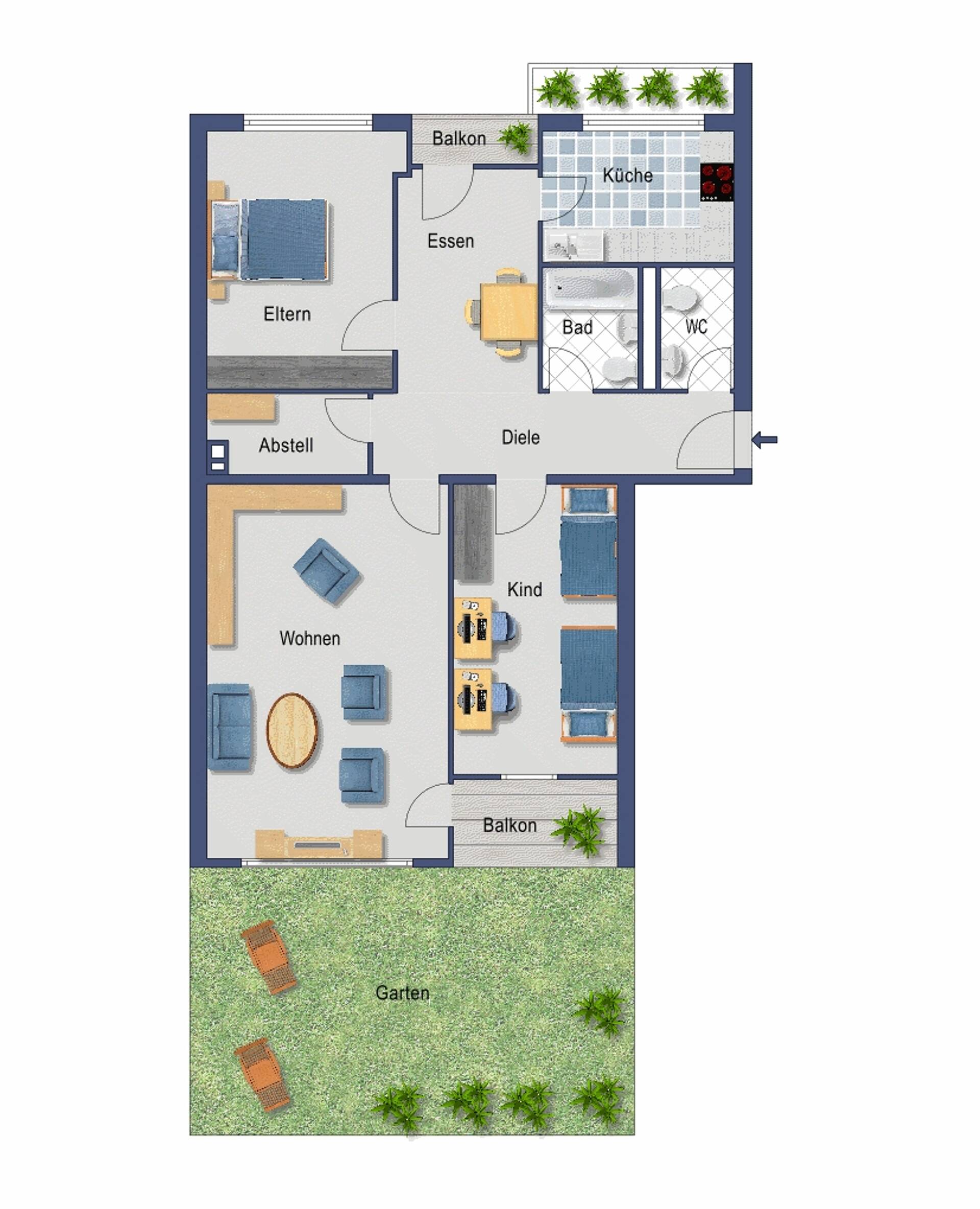 Erdgeschosswohnung in 50858 Köln mit 100 m² kaufen