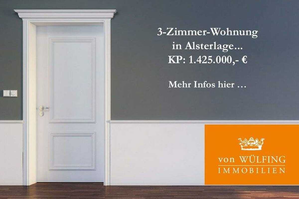 3-Zimmer-Wohnung in Alsterlage... – 22301 Hamburg – Bild 1 von 1