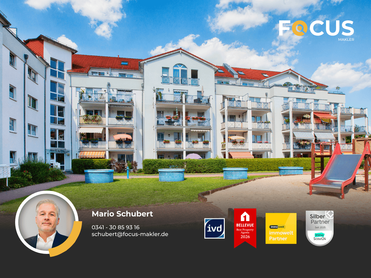 Magdeburg - interessante 2-Raumwohnung mit großem Balkon, Aufzug, Wanne und Stellplatz-option