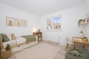Sofort verfügbar - Moderne 4-Zimmer-Wohnung mit Westbalkon in München-Trudering – 81827 München – Vorschaubild 5
