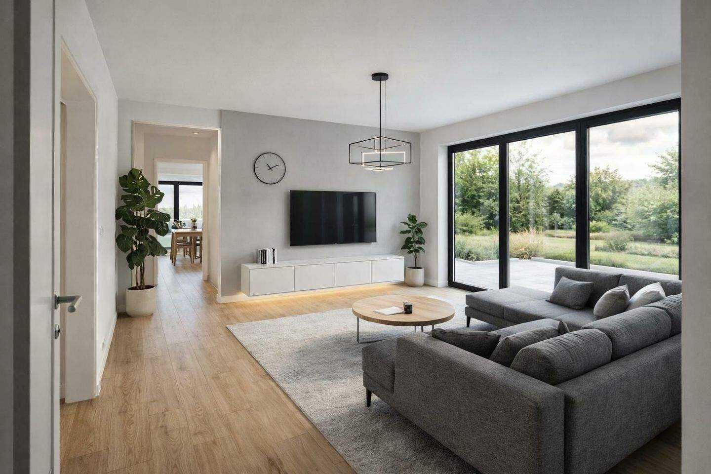 Neubau - freistehendes Einfamilienhaus im KfW-40-Standard in Hüfingen - ausbaufähig – Hüfingen – Bild 1 von 7
