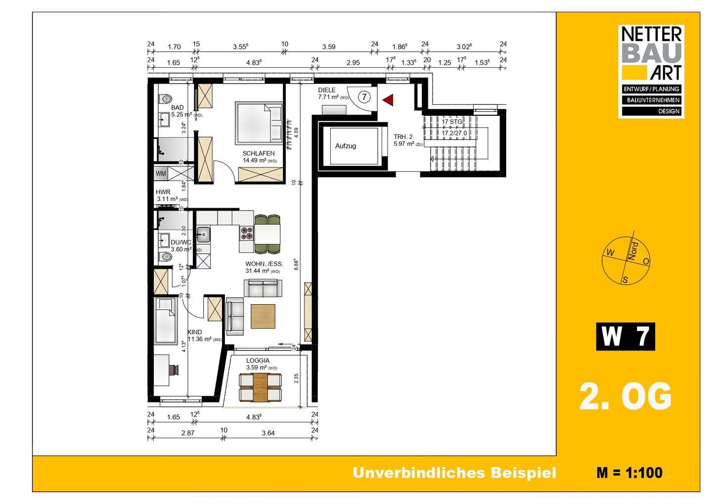 Fürth, Holzstr. 55, Whg. 7, moderne Neubauwohnung