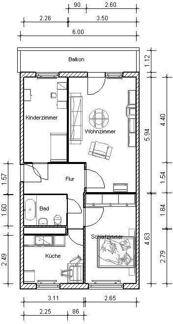 3-Raumwohnung mit Balkon sucht neue Lieblings – Leipzig – Vorschaubild 4