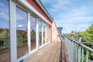 ?? Exklusives Penthouse in Friedrichshain - 2-Zi-Whg mit Blk, Dachterrasse, Kamin, Lift & Gäste WC – 10247 Berlin – Vorschaubild 6