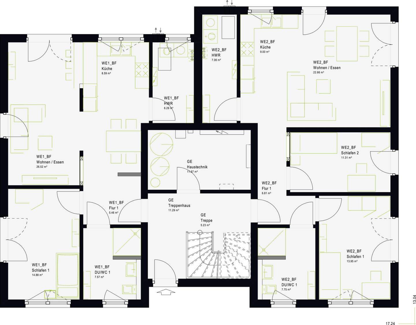 3 Familienhaus mit Penthaus – Regensburg – Vorschaubild 3
