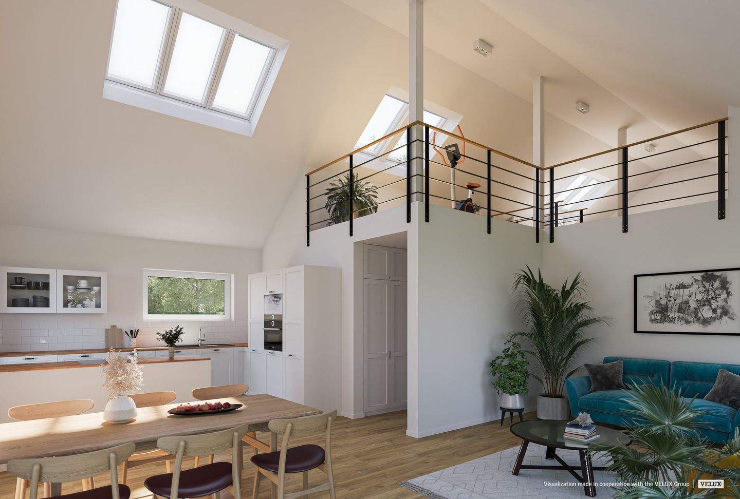 Kathedraldecke mit Empore + überdachter Terrasse, Preis inkl. Grundstück – Heddert – Bild 1 von 9