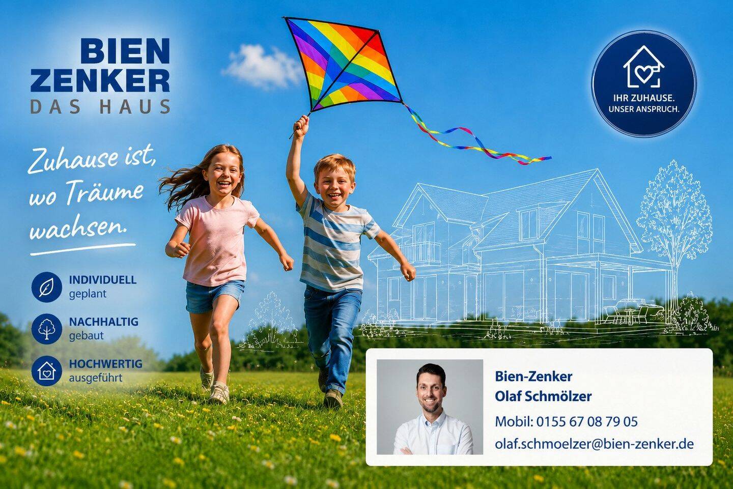 Ihr neues Zuhause! Hier wachsen Kinder unbeschwert auf!