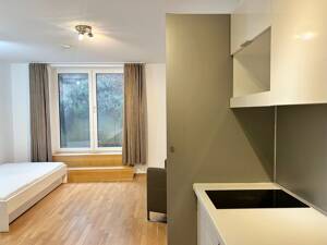 MODERNE VOLL MÖBLIERTE 1 ZIMMER SOUTERRAIN WOHNUNG MIT TERRASSE UND KFZ-STELLPLATZ – 91058 Erlangen – Vorschaubild 5