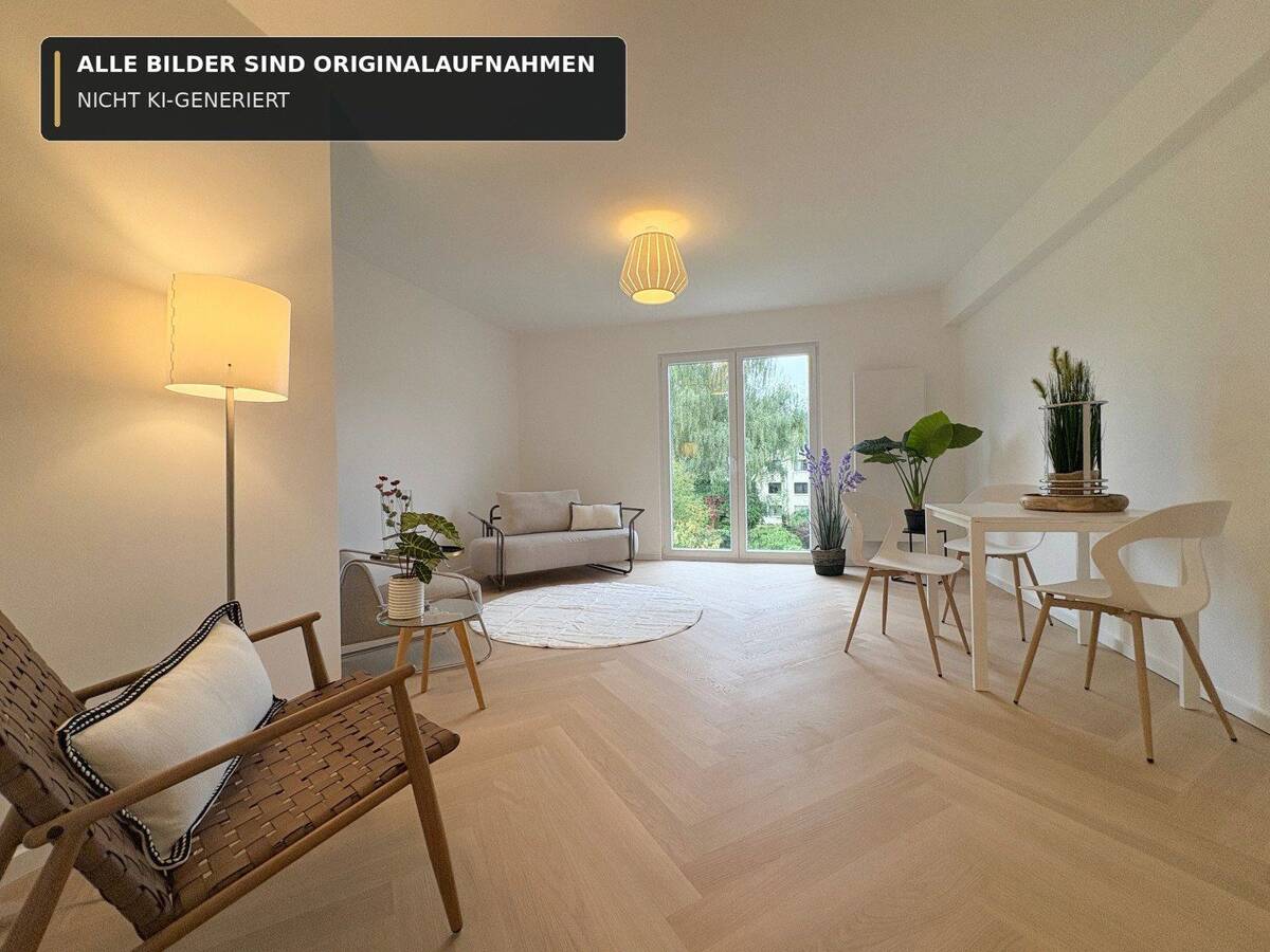 Erstbezug nach Sanierung: Großzügige 4,5-Raum-Familienwohnung mit Balkon & Fischgrätparkett – 45131 Essen – Bild 1 von 9