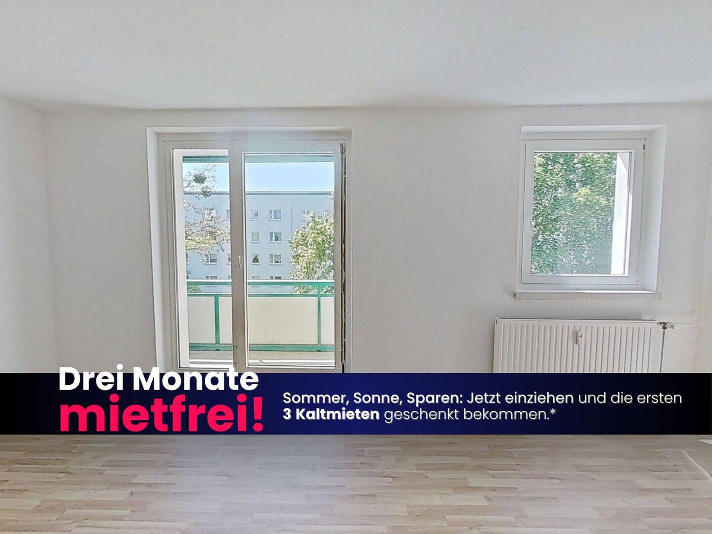 Zentral gelegene 3-Zimmer-Wohnung mit BALKON