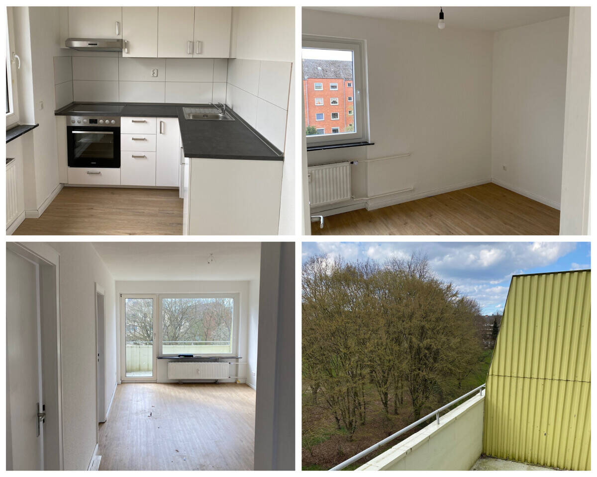 Helle 2-Zimmer + 2 halbe Zimmer-Whn. mit Balkon in Uni-Nähe in Lübeck zu vermieten! Otto Stöben GmbH